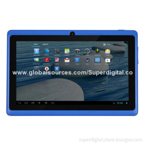 Tablet PC, A23 Dual-core CPU, Dual 1.3MP Camera, Colorful Cartoon Frames